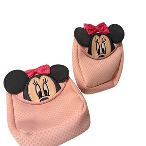 Two mini twins Disney Pink Polka Dot Apparel in great conditions